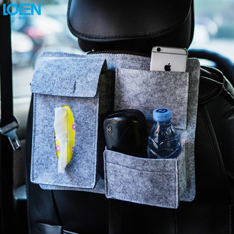 Автомобильная сумка для хранения на спинку сиденья универсальная подвесная