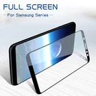Цветные Защитные пленки из закаленного стекла для Samsung Galaxy A8 Plus J4 J8 J6 A6 2018 J5 J7 Prime 2 Duo J2, ударопрочная защитная пленка