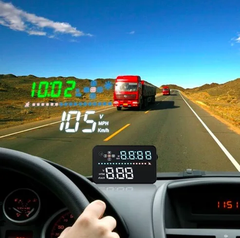 Дисплей автомобиля gps Head up A3 display HUD Скорость проектор автомобилей hud velocimetro