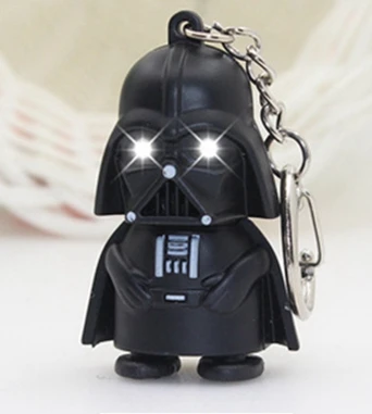 СВЕТОДИОДНЫЙ брелок Darth Vader светодиодный для мужчин в подарок бесплатная