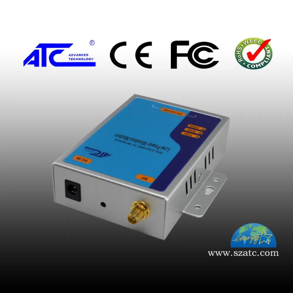 

Data Radio 433 Long Distance Industrial High Power 232/485/TTL Wireless Data Transmission Module ATC-873