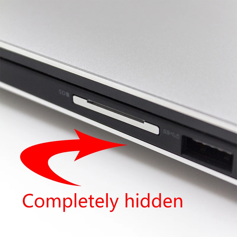 Алюминиевый невидимый мини-накопитель BaseQi Ninja адаптер tf-карты для Dell XPS 13 &quotи 15&quot