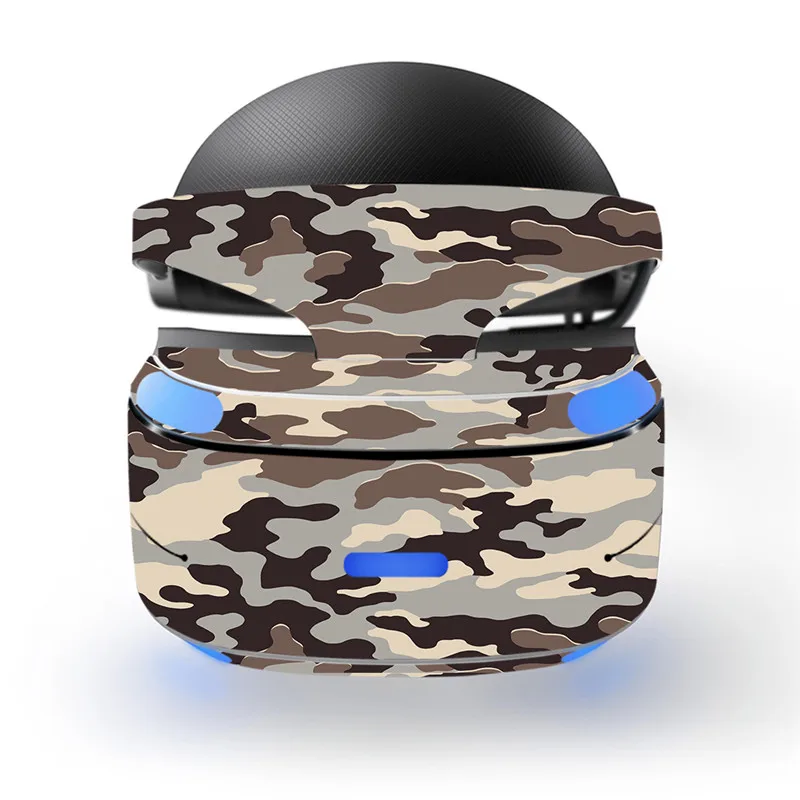 Камо Камуфляж Армия Зеленый Синий Дизайн Наклейка Стикера Кожи для Sony Playstation PS VR