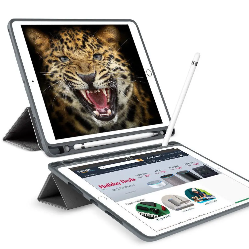 Ультратонкий чехол для Ipad Pro 10 5 держателем карандашей с автоматическим режимом