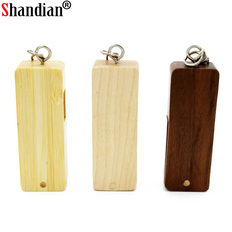 SHANDIAN логотип персональный деревянный USB флеш-накопитель креативный подарок индивидуальный логотип дерево u диск бамбуковая Флешка 8 ГБ 16 ГБ 32 ГБ 64 г горячая распродажа