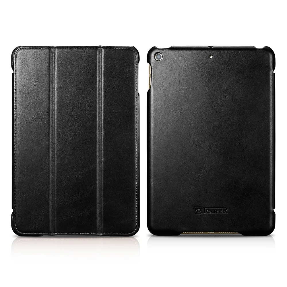 Icarer 3 цвета деловой винтажный Чехол книжка из натуральной кожи для iPad Mini 5 Ретро