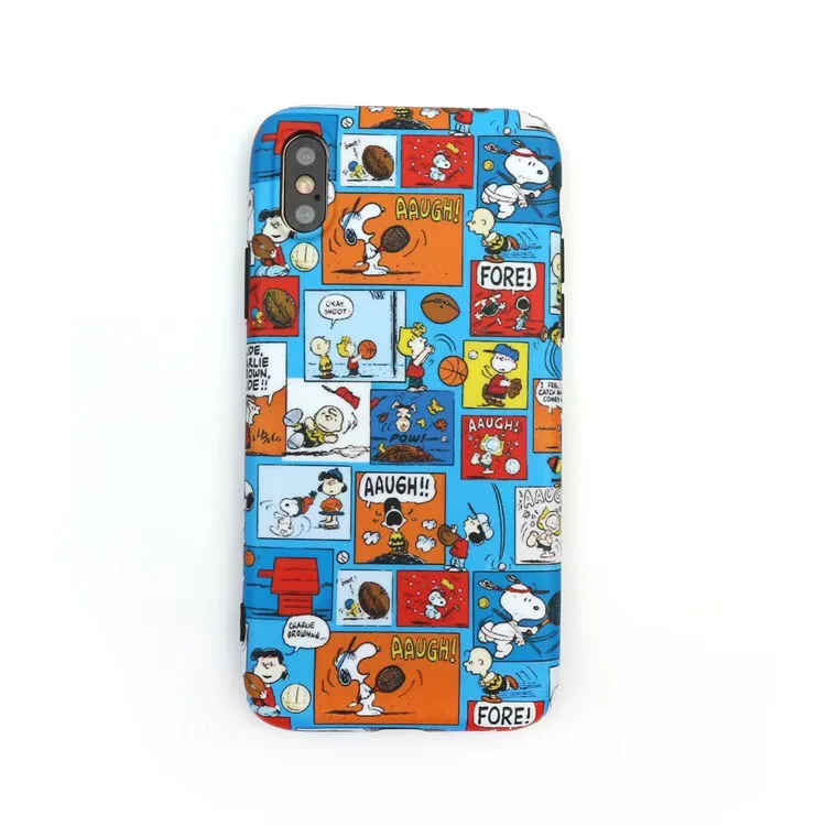 Cute Cartoon PEANUTS Charlie Brown Phone Case For iPhone 7 8 6 6s plus 11 pro x xs max xr Pet dog high quality soft IMD Cover |