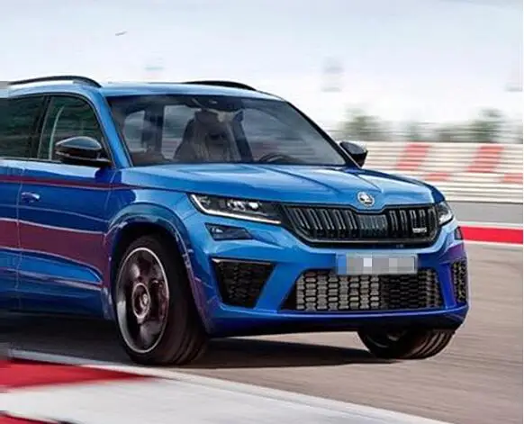 Автомобильный передний бампер ABS PAINT решетка радиатора для гонок обшивка SKODA KODIAQ