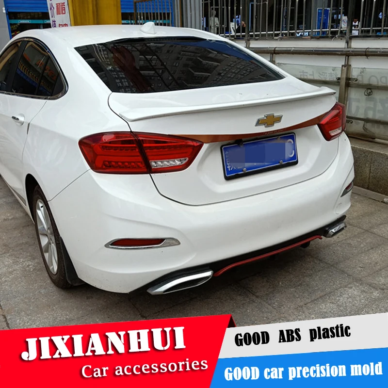 Спойлер для Chevrolet Cruze 2017-2018 спойлер из АБС-пластика YWK цветное заднее крыло