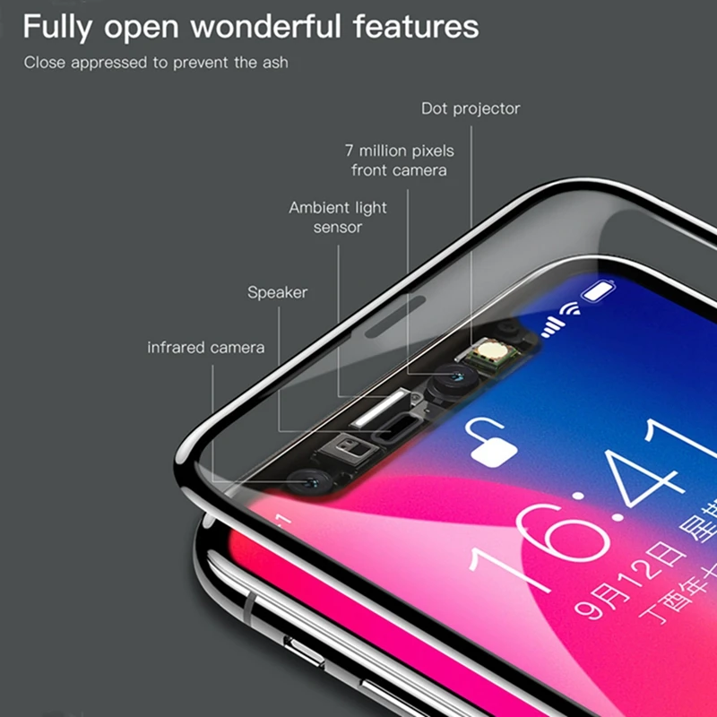 Закаленное стекло для iPhone 7 8 6 6S Plus 5 Защита экрана для iPhone X Xs Max XR Защитное стекло для iPhone X