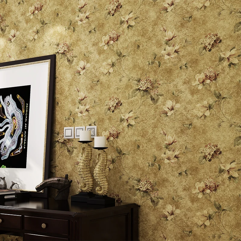 Классические обои из тисненой кожи 10 м Нетканая ткань в винтажном стиле