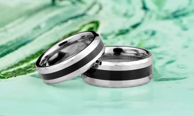 Tungsten carbide ring engraving with love forever outside 4color for choice wholesale and drop shipping gift Xmas | Украшения и