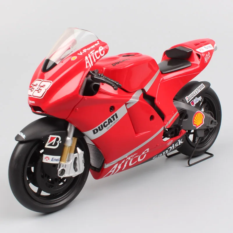1/12 scales MotoGP Pramac racing ducati GP10.41 Aleix motorcycle bike model toys