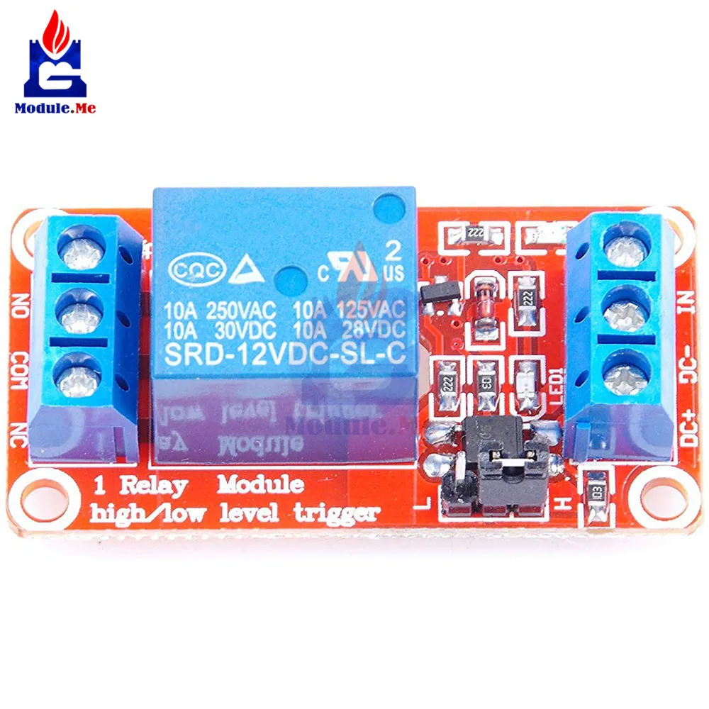 Один 1 канальный модуль релейного блока питания 12 В для Arduino|relay module|power moduleshield for
