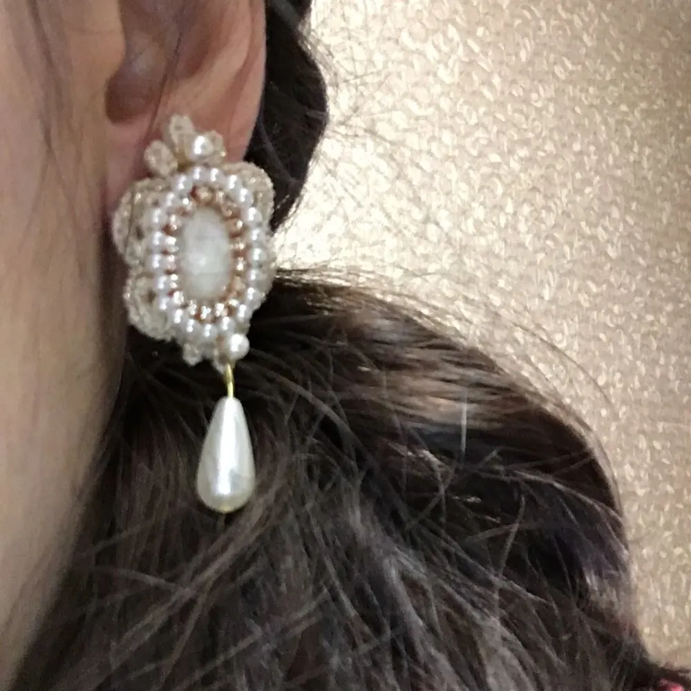TDQUEEN Висячие серьги стразы свадебные женские модные имитация жемчуга