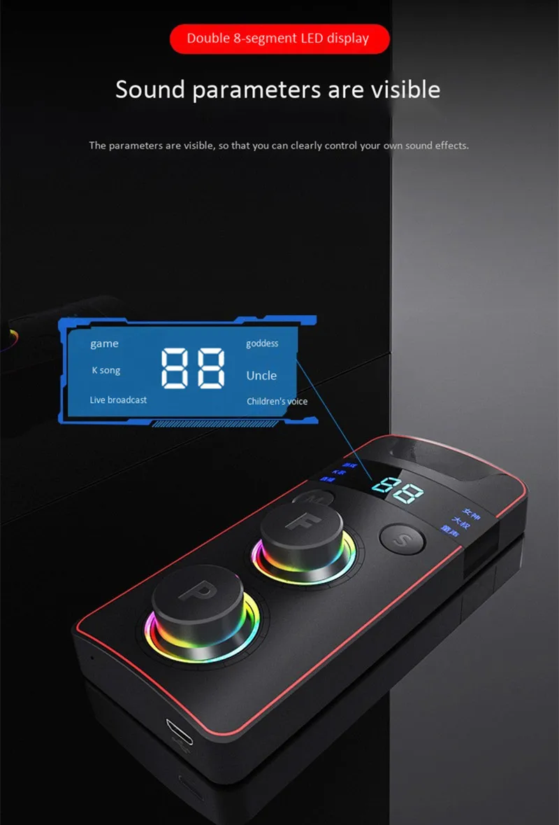 Универсальная звуковая карта, набор, мобильный телефон, bluetooth, компьютер, караоке, микрофон, K песня, посвященная Android iOS, аудио Кондиционер