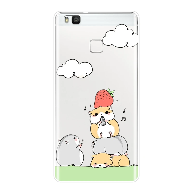 TPU For Huawei P20 Lite Pro P9 P10 Plus P Smart Case Silicone Hamster Soft Back Cover P8 Mini 2017 Phone | Мобильные телефоны и