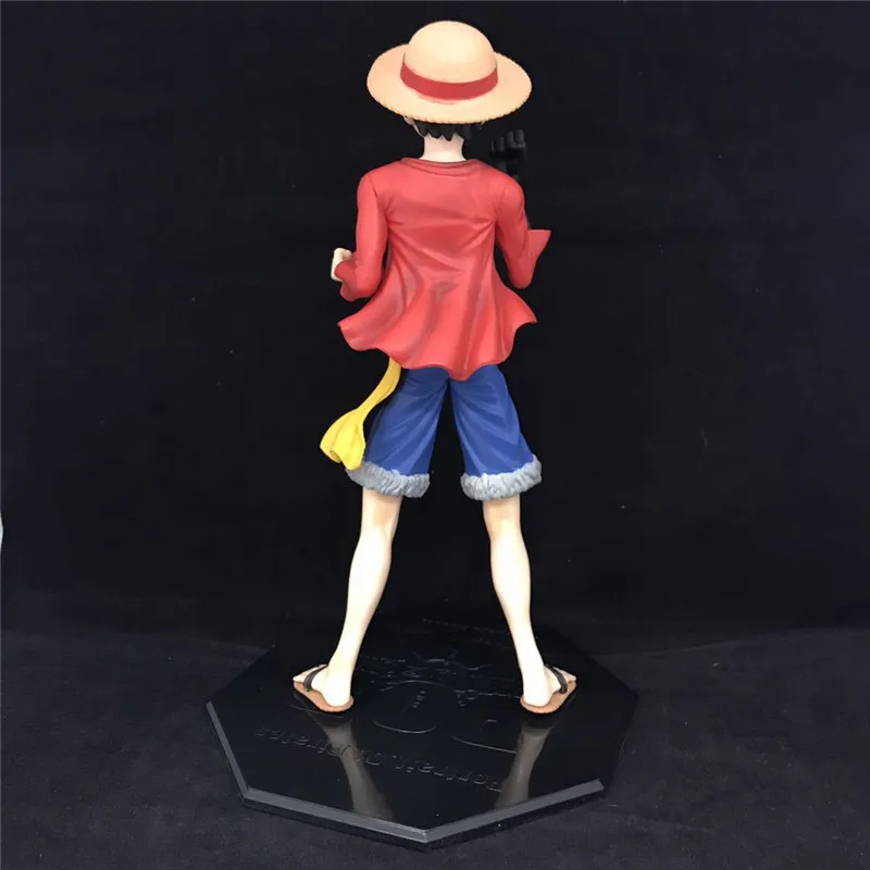 23 см аниме Eiichiro Oda цельная фигурка игрушка обезьяна D соломенная шляпа Луффи