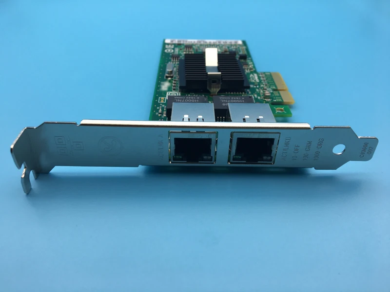 Новинка 82571 NIC двухпортовый Электрический порт серверный адаптер PCI-E Gigabit Ethernet