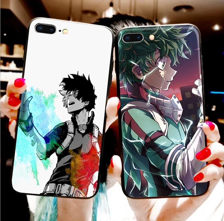 My Hero Academy аниме Todoroki BNHA Coque чехол для телефона чехол для iPhone XS MAX XR X 8Plus 8 7Plus 7 6s Plus 6s 6Plus 6 5
