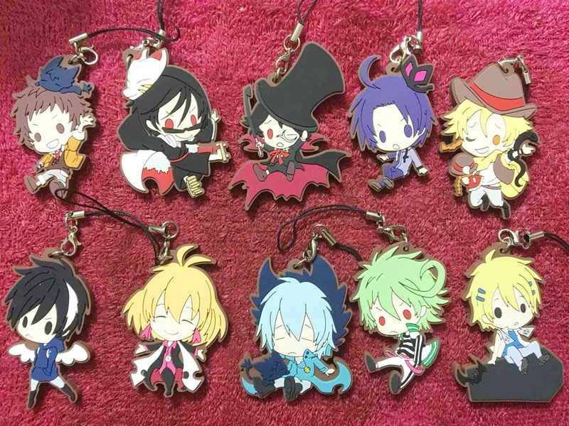 10 шт./партия Аниме Servamp цифры sleepy ash Куро сирота Mahiru Alicein Mikuni ПВХ Рисунок телефон