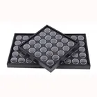 Контейнер для хранения Стразы, прозрачный пластиковый пустой органайзер для драгоценные камни бисер, съемный инструмент для маникюра, 2550