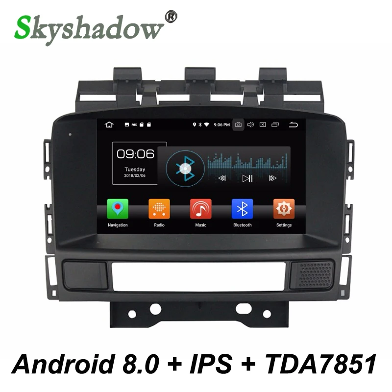 TDA7851 Android 8 0 Octa Core 4G Оперативная память автомобильный DVD плеер gps карта RDS радио Wi-Fi