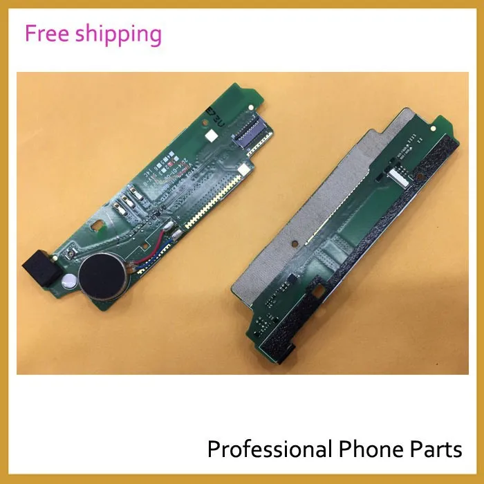 Замена микрофона микрофон гибкий кабель с вибратором для sony Xperia M2 D2305 D2306 S50h плата Запчасти для мобильных телефонов