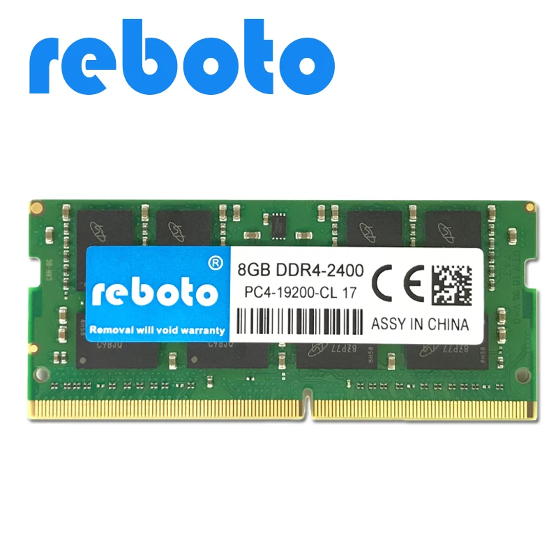 Reboto DDR4 8 Гб карта памяти для ноутбука 2133 МГц 2400 Memoria260 pin sodimm ОЗУ палка ручной