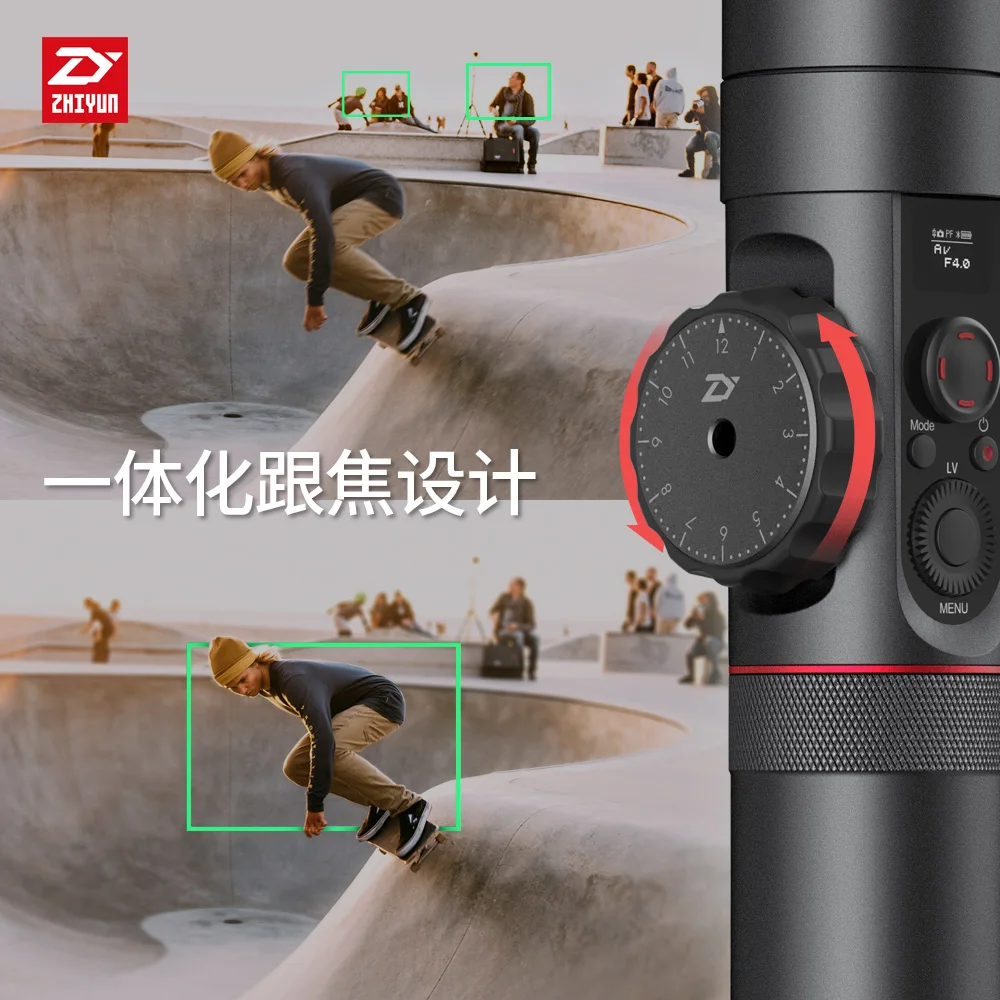 Zhiyun кран 2 Бесщеточный Стабилизатор Ручной Gimbal для sony Canon Panasonic D6 Mark цифровых зеркальных камер с 3,2 кг полезной нагрузки