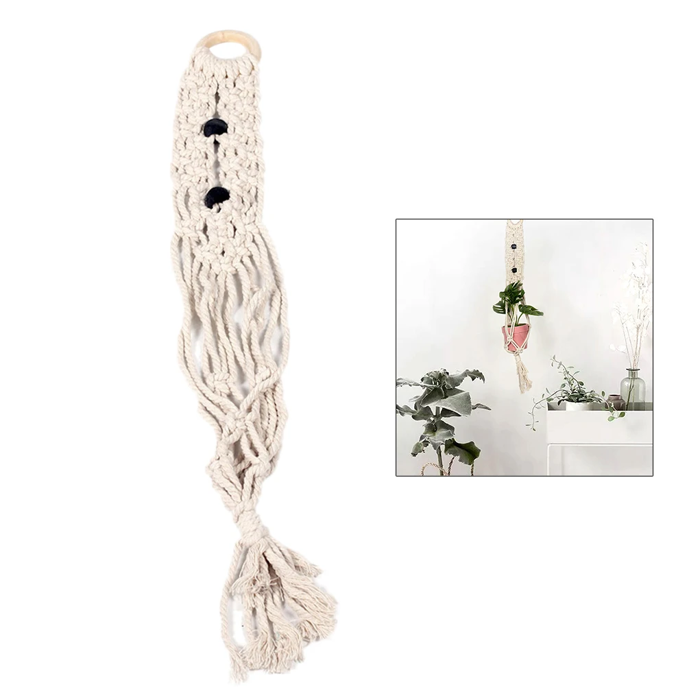 Скандинавский богемный декоративный цветочный горшок ручной работы с кисточкой