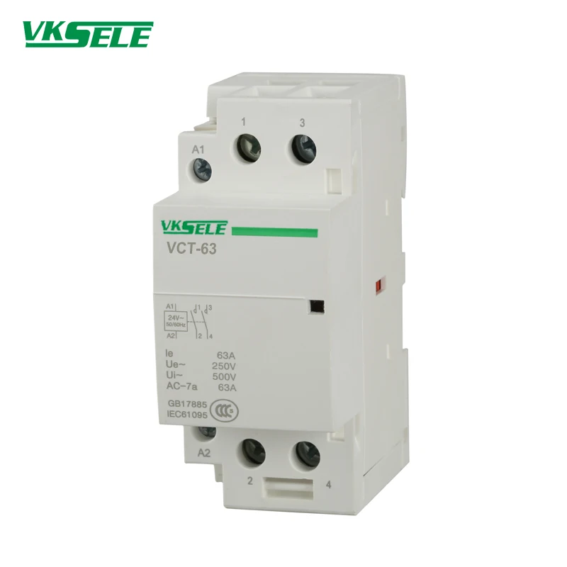 BCH8-63 VCT-63A цепи 2pole 2NO/2NC 220 В однофазный модульная переменного магнитного контактора