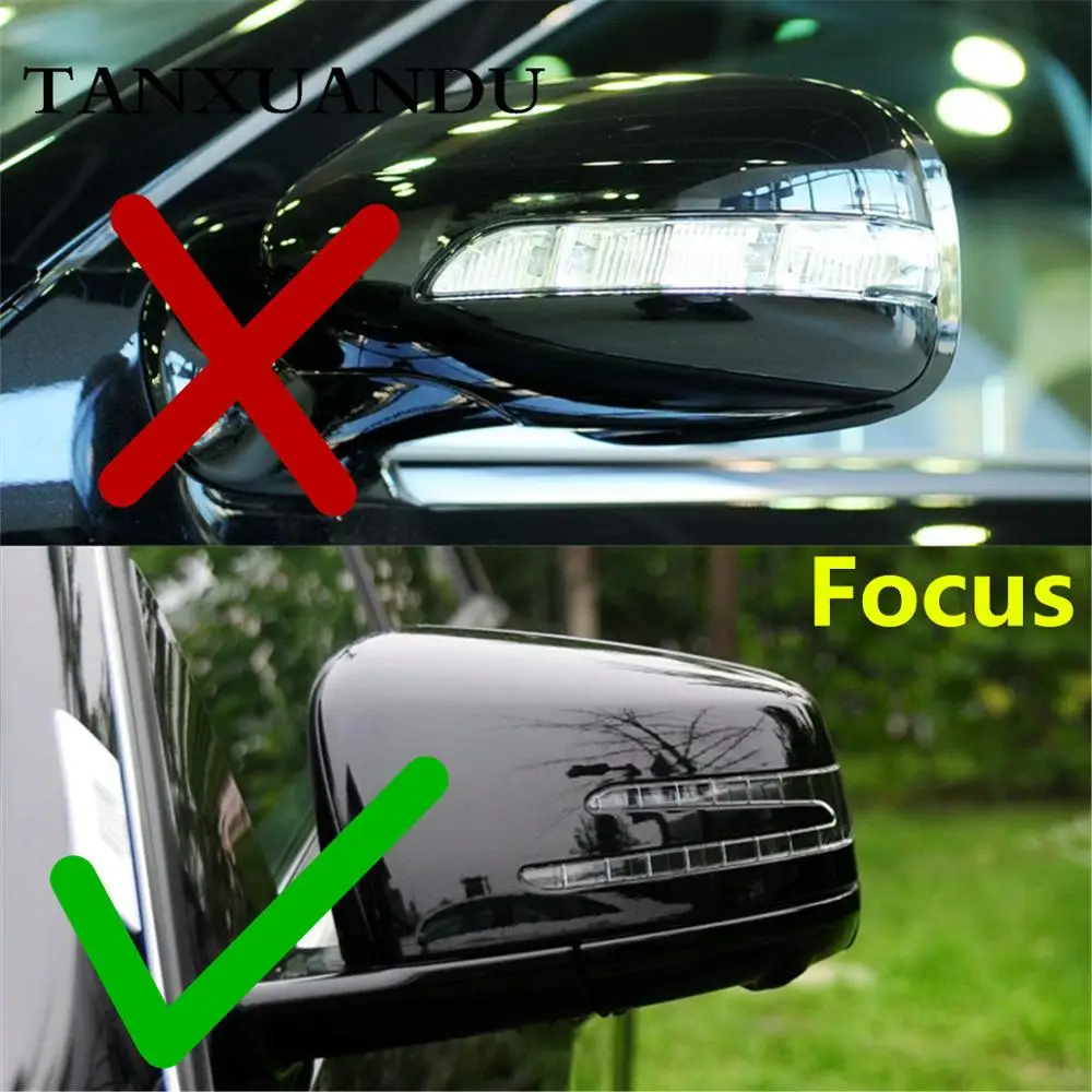 Черная дверная зеркальная Крышка Корпус крыло зеркало заднего вида обшивка