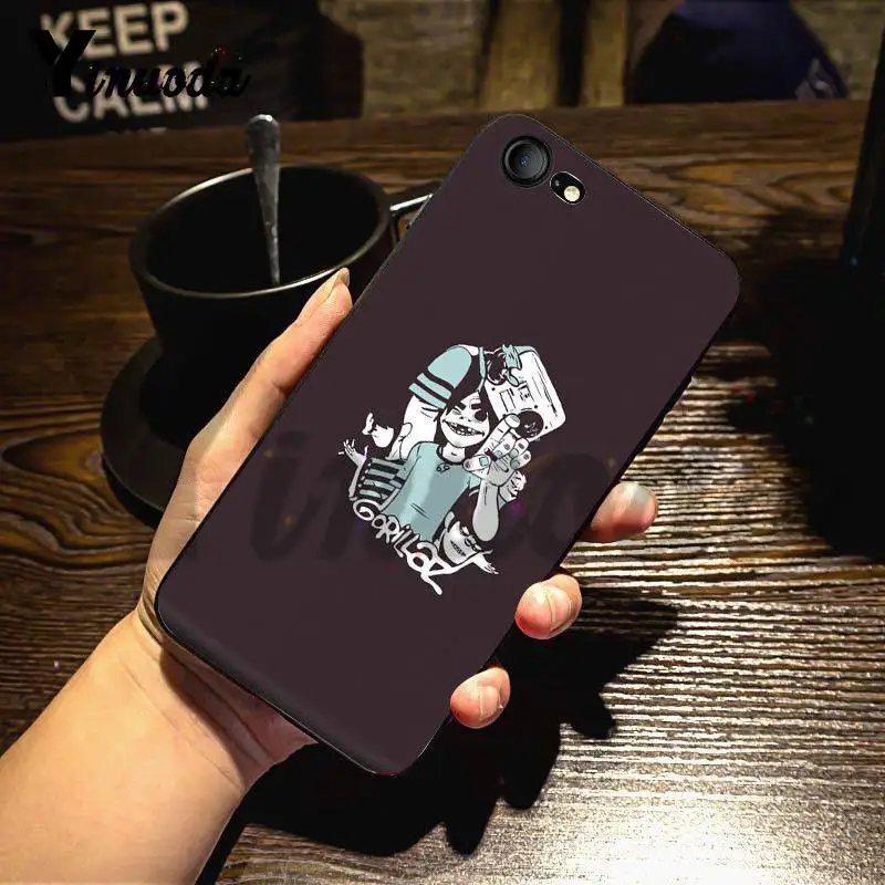 3 Yinuoda для iphone 7 6 X Чехол Gorillaz лодка Illust музыка Доминантный защитный корпус телефона для iphone 7X6 6S 8 Plus 5 XS XR - Цвет: 3