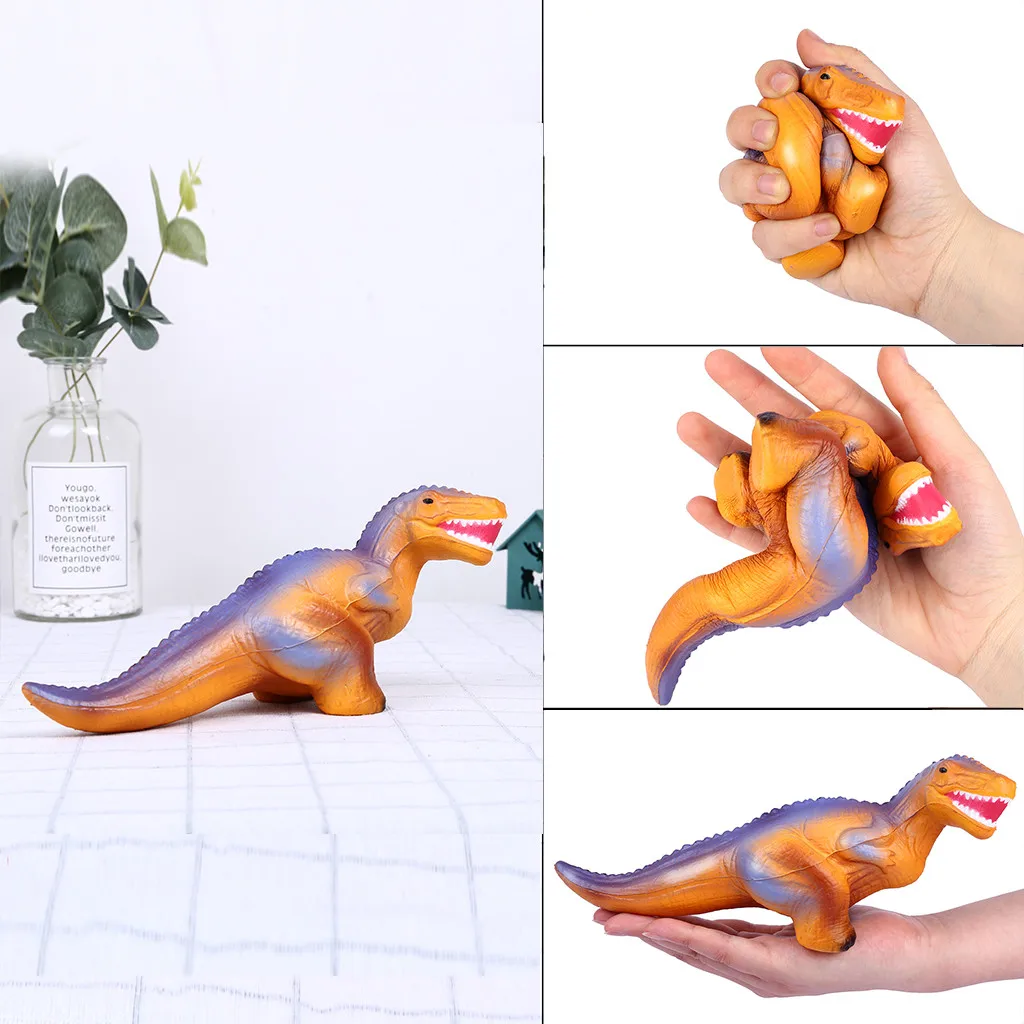 Игрушка для снятия стресса Игрушечная модель динозавра деформированная Фигурка