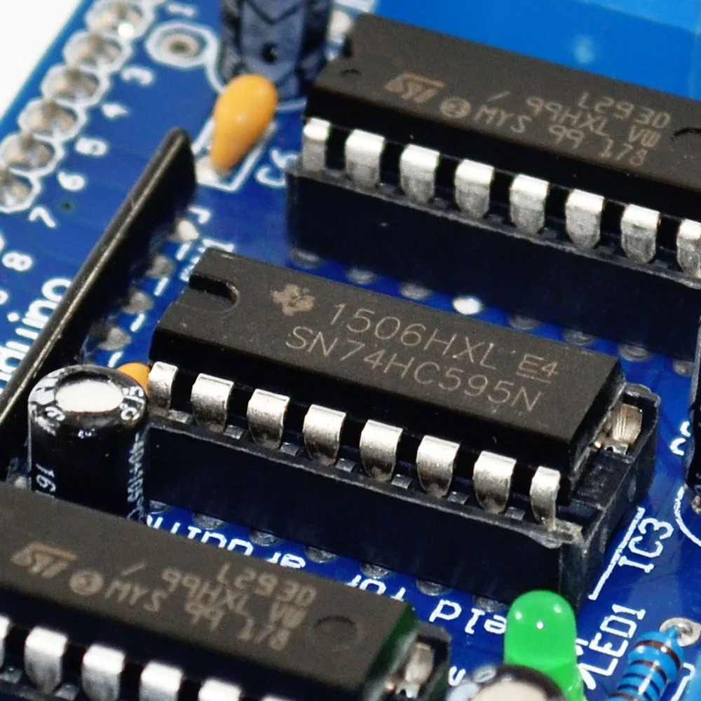 KEYES L293D щит привода двигателя для Arduino Duemilanove Mega UNO R3 AVR ATMEL|board for arduino|board boardshield l293d |
