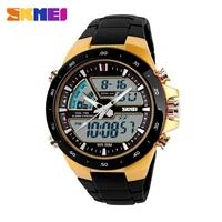 skmei men sports watches fashion casual mens watch digital analog alarm 30 waterproof military multifunctional man wristwatches