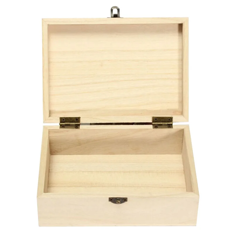 Деревянный ящик для хранения шкатулка домашнего офиса деревянная открытка