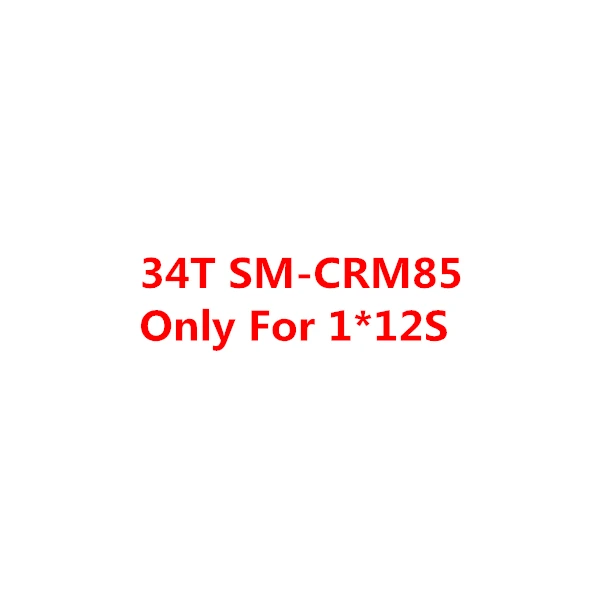 34T CRM85 for 12S Shimano горные велосипеды XT M8100 12 Скоростей FC-M8100-1 FC-M8120-1 FC-M8130-1 диаметра окружности болтов аксессуары SM-CRM85 12 s передняя Звездочка - Цвет: 34T CRM85 for 12S