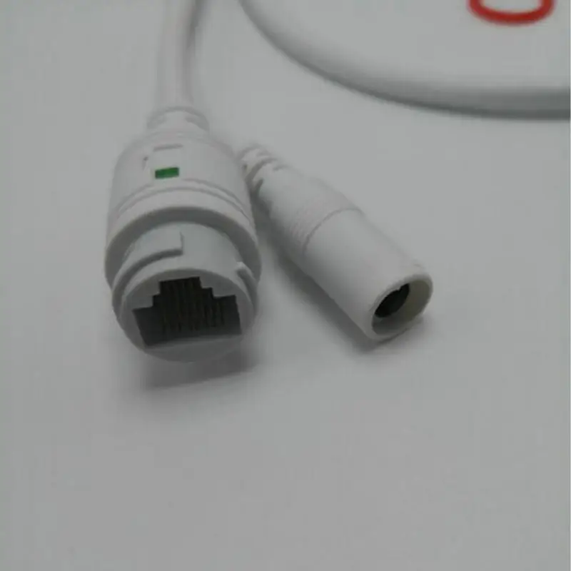 10PCS CCTV IP POE Network WiFi HD Camera PCB Module video power Weatherproof Cable RJ45 female & DC male White Free Shipping |