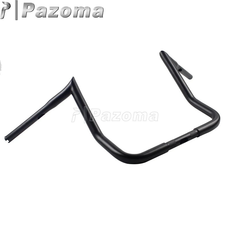 

Matte Black Motorcycle Ape Hanger Custom Handlebars Bars for Harley Touring Cafe Racer Cruiser Chopper