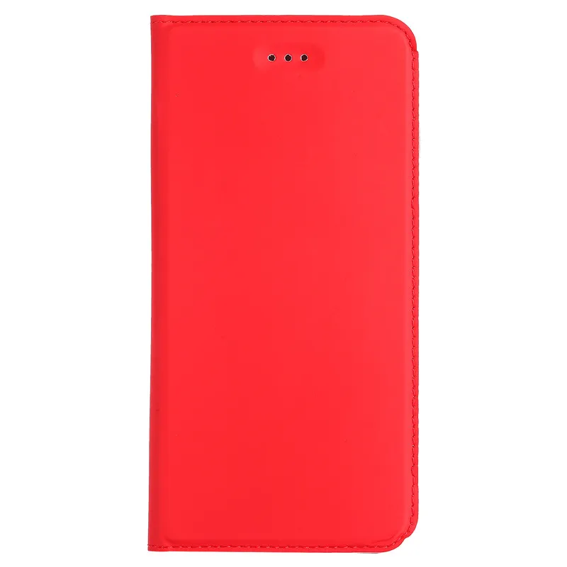 ZEALLION для iPhone 5 5S SE 6S 7 8 Plus X чехол Роскошный ультра тонкий Магнитный кошелек Флип из искусственной кожи чехол для телефона - Цвет: Red