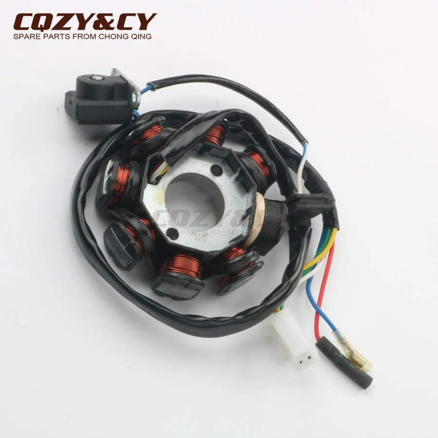 Катушка зажигания для скутера 8 катушек GY6 50cc 139QMA 139QMB 4 тактный|Зажигание