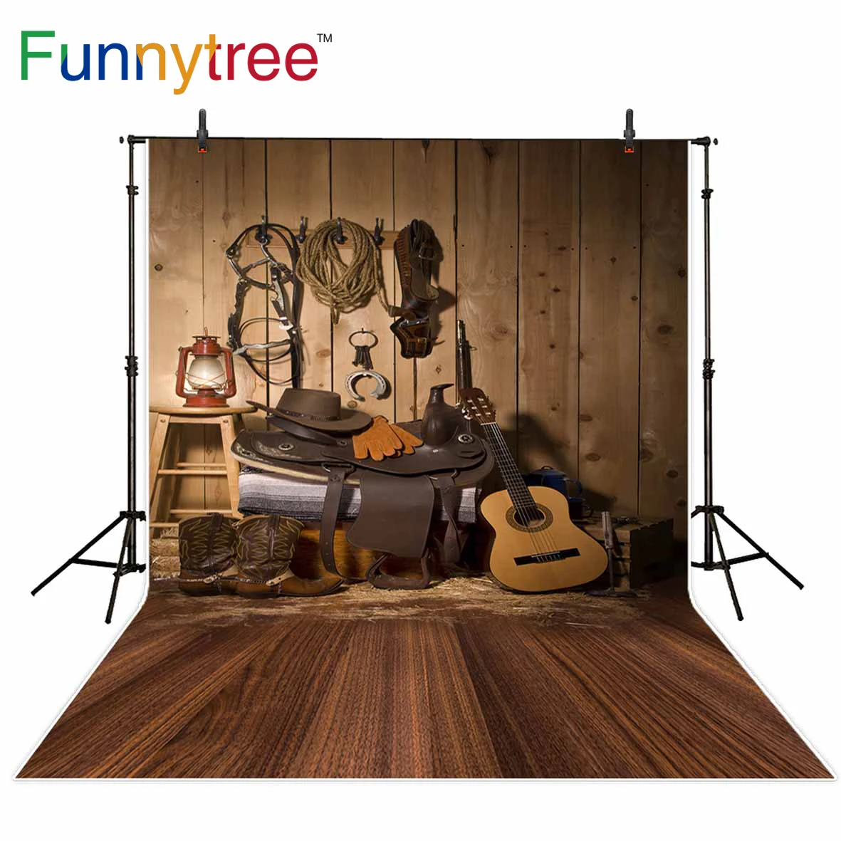 

Фоны funnytree для фотостудии ковбойский деревянный гитарный зал винтажный фон для фотосъемки