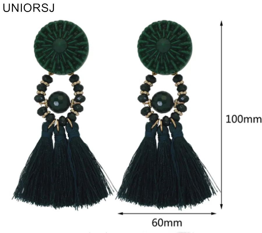 Women Boho Drop Dangle Fringe Earring Vintage Ethnic Statement Tassel Earrings Fashion Jewelry Charms | Украшения и аксессуары