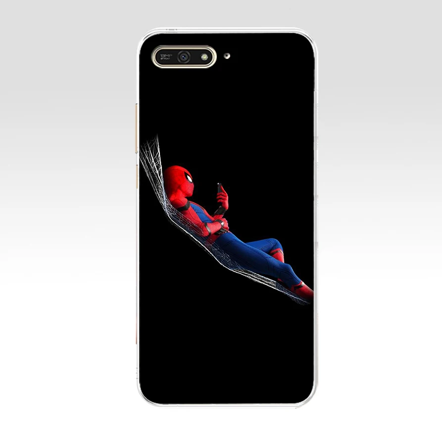 14 88SD Marvel Comics Человек-паук Мягкий силиконовый чехол из ТПУ для huawei Honor 7c 7x 7a pro 7x P20 Nova 2i 3i - Цвет: 14