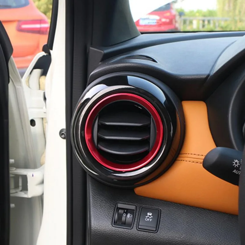 Tonlinker чехол стикер s для NISSAN KICKS 2017 Стайлинг автомобиля 2 шт. алюминиевый интерьер
