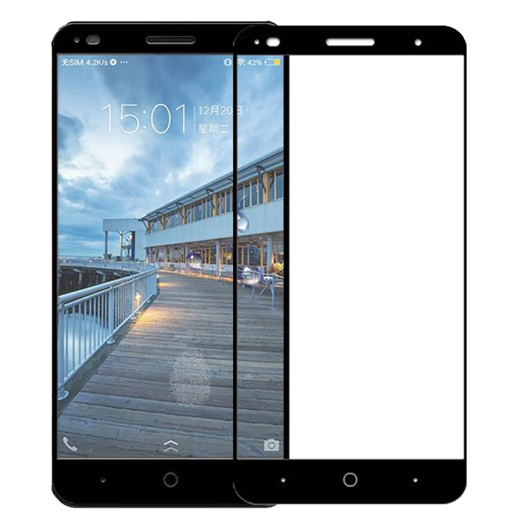 Закаленное 3d стекло для ZTE Blade V7 Plus полноэкранная Взрывозащищенная защитная