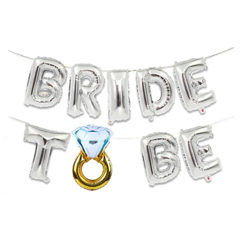 1 Набор надувные шары из фольги с надписью Bride To Be 16 дюймов | Дом и сад