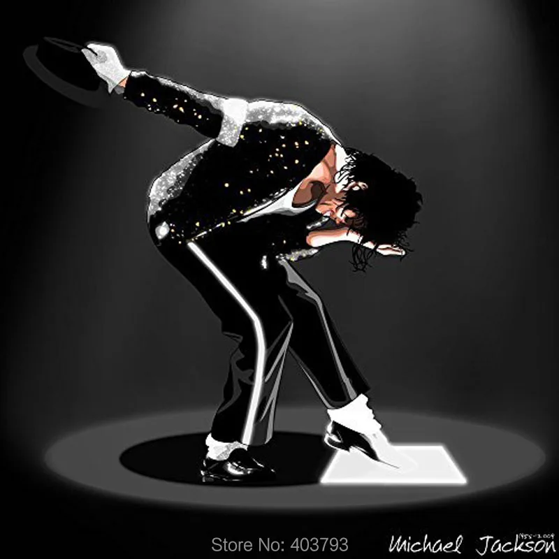 

Modern Picture Canvas Print Painting Music Legend Michael Jackson Picture without Framed Home Decor Wall Art 24*24inch